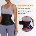 custom logo neoprene slimming band sweat bandage invisible waist tummy wraps waist trainer